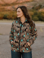 Trendy western blazer outfit for women featuring structured tailoring and cowgirl-inspired fashion elements.