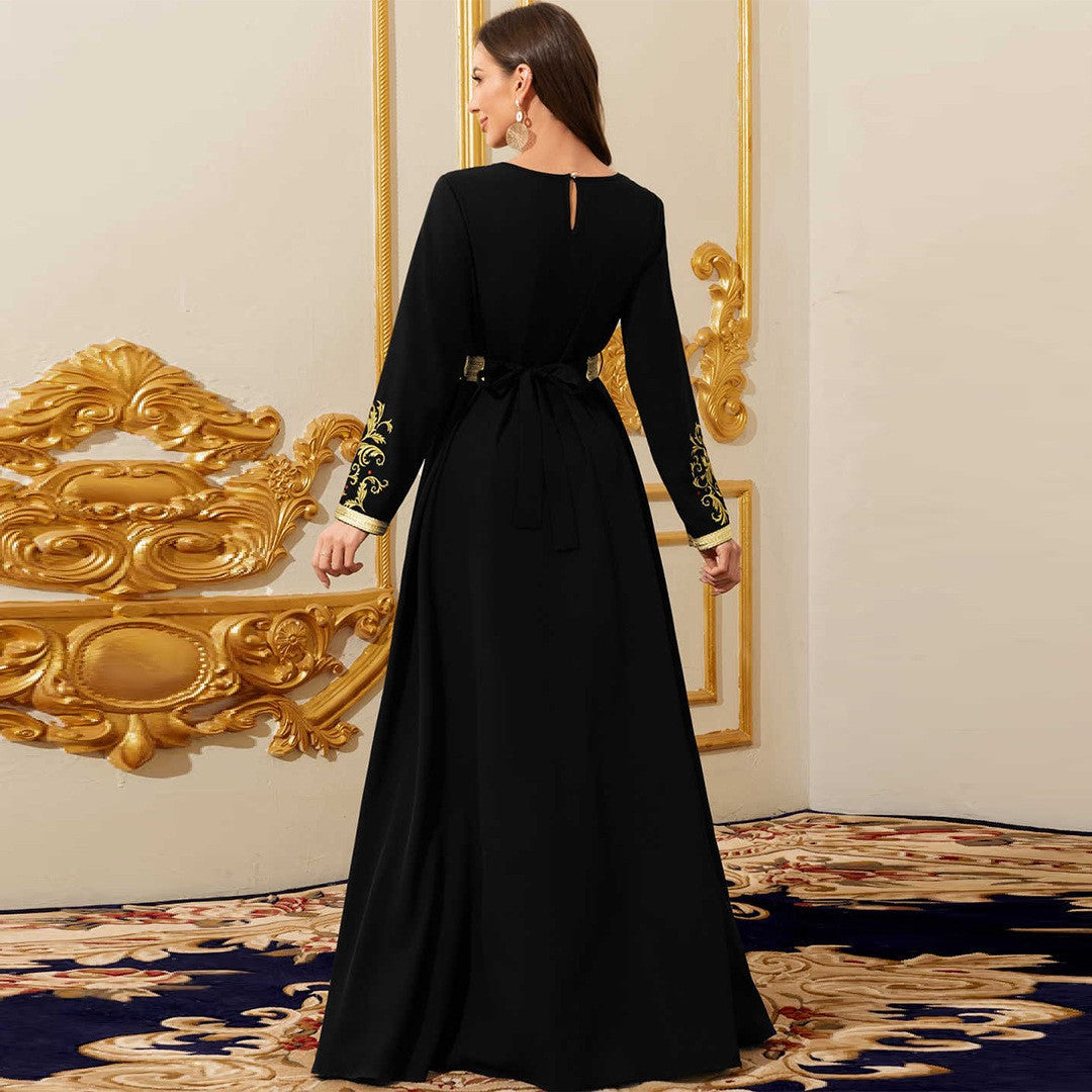 Black long sleeved dress