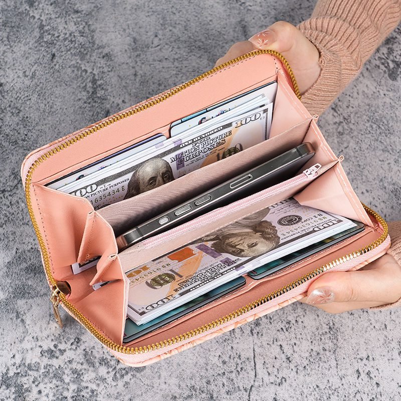 Handheld Wallet Zipper Multi functional