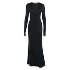 Front and Back Tied Long Dress for Women