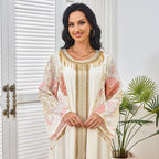 Embroidered long sleeved dress