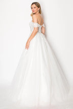 Short Sleeve Wedding Dress