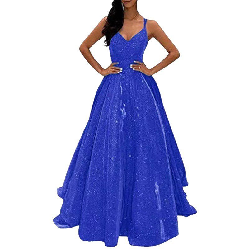 Strapless Shimmering Elegant Long Dress for Evening Events