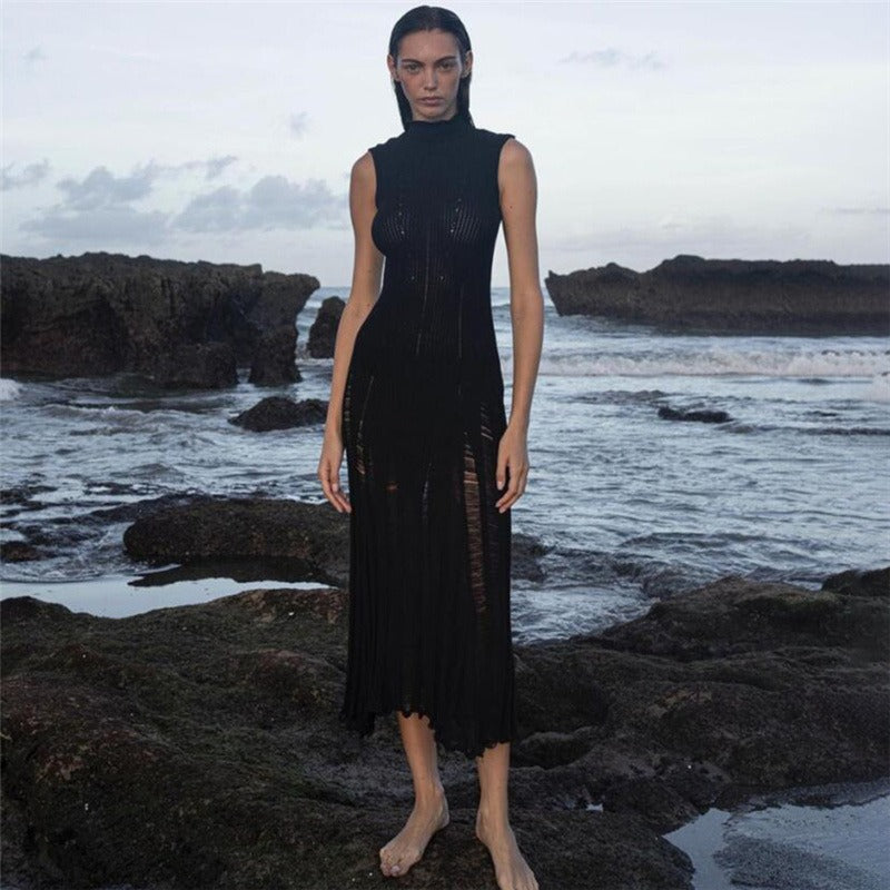 Knit Slim Maxi Dress