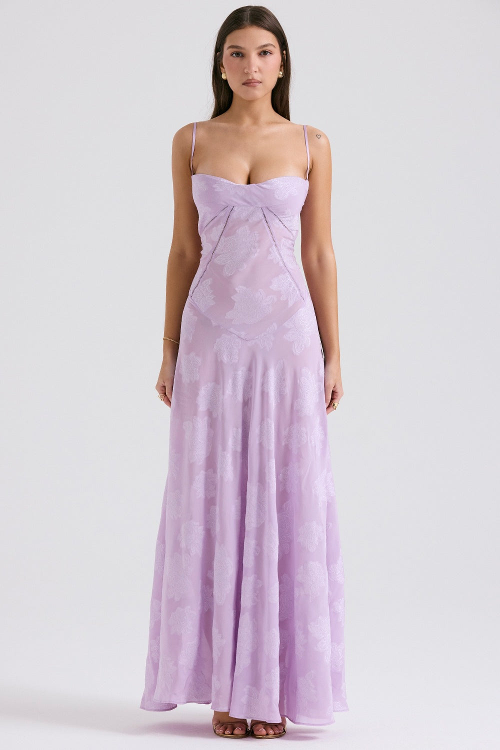 Backless Square Neck Dress for Women