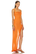 Irregular slit dress French dress banquet dress for women