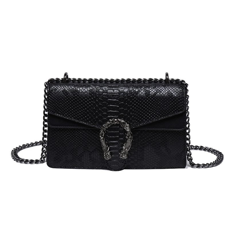Crocodile patterned Wine God Bag
