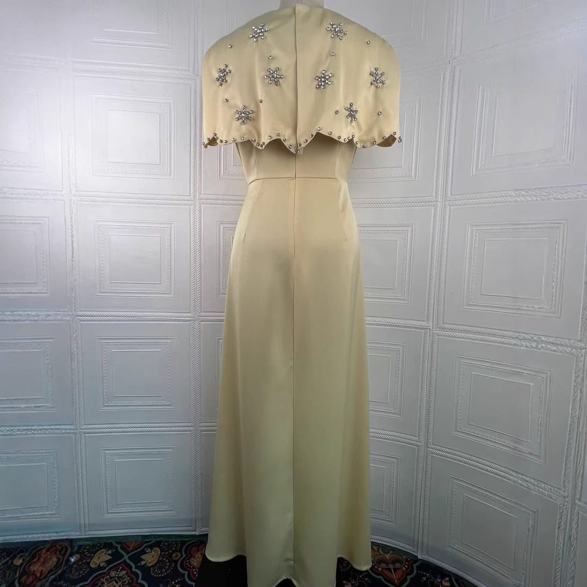 Elegant and Graceful Long Sleeve Fitted Long Dress for Women