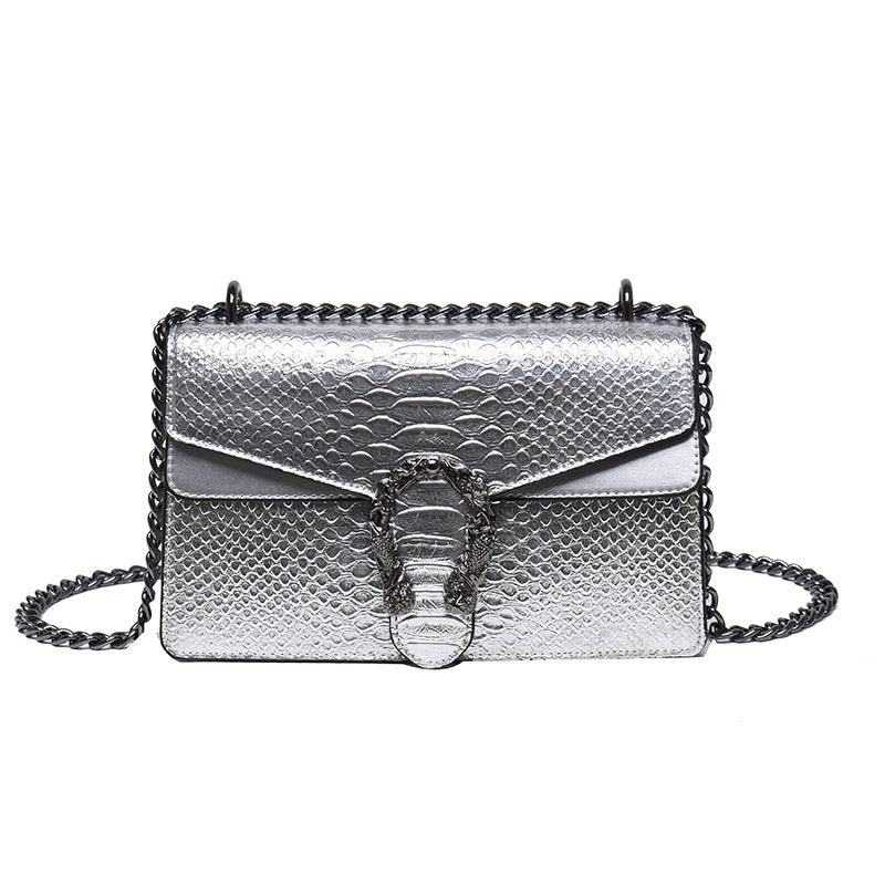 Crocodile patterned Wine God Bag
