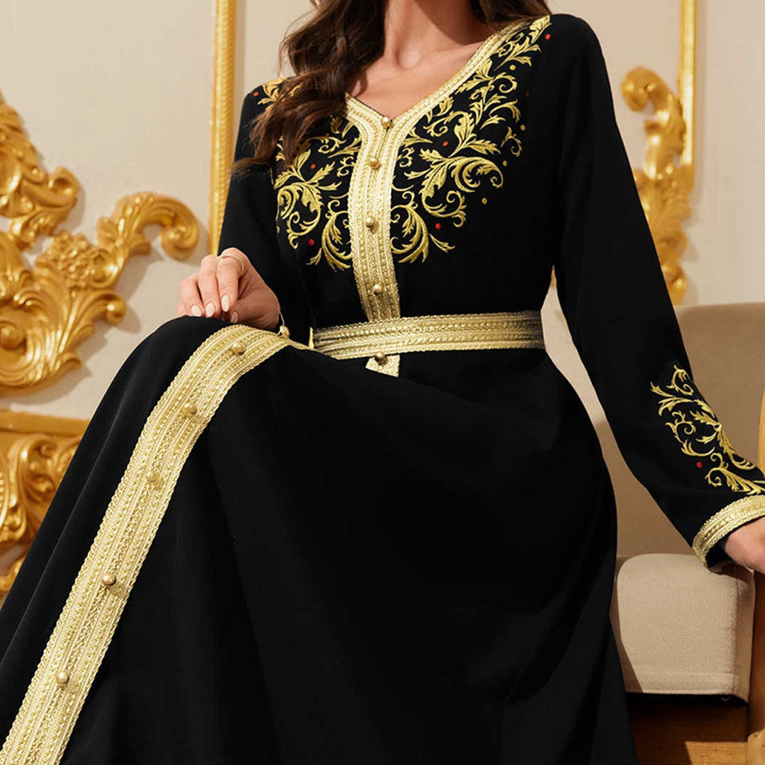 Black long sleeved dress