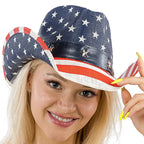 American Flag Cowboy Hat