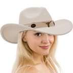 women white cowboy hat