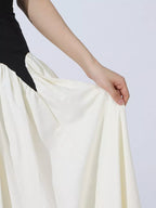 Two Tone Tube Maxi Dress