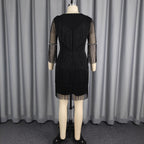 Tassel V-neck dress