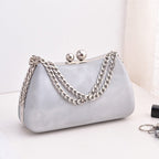 Black PU dinner minimalist handbag
