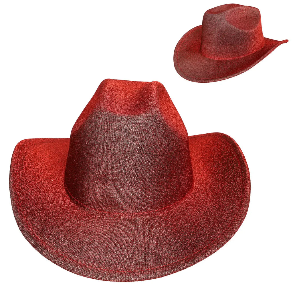 Red Cowgirl Felt Hat