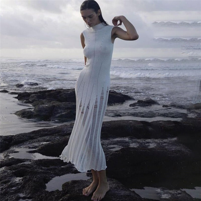 Knit Slim Maxi Dress