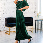 Romantic New Spring Summer Short Sleeve Sexy Elegant Velvet Round Neck Dress with Fashion 3D Decoration