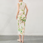 Round neck vest dress sleeveless dress