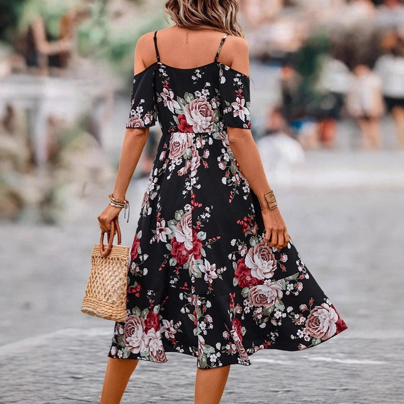 High waisted camisole dress