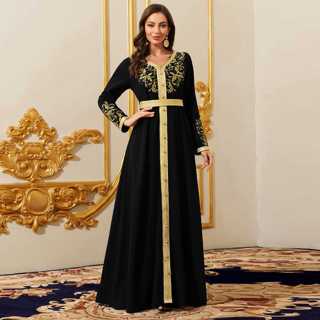 Black long sleeved dress