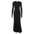 Tie-Front Long Dress for Women