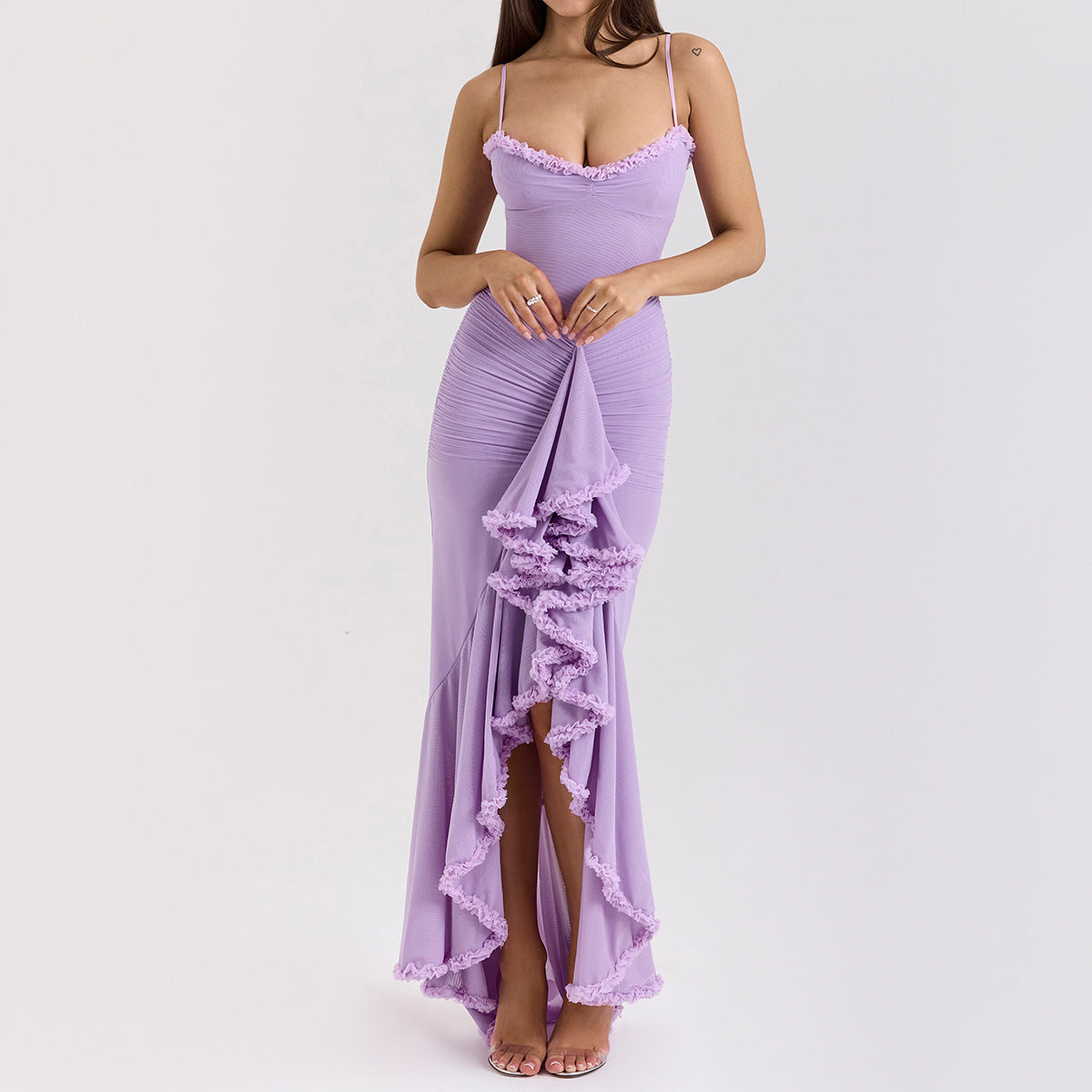 High-end Dress Women's Strapless Long Dress Sleeveless Dress