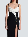 Sleeveless V-Neck Bodycon Mini Bandage Dress