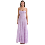 Backless Square Neck Dress for Women