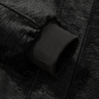 Casual Men's Loose Fit High Collar Fur Trim Cotton Padded Baseball Jacket