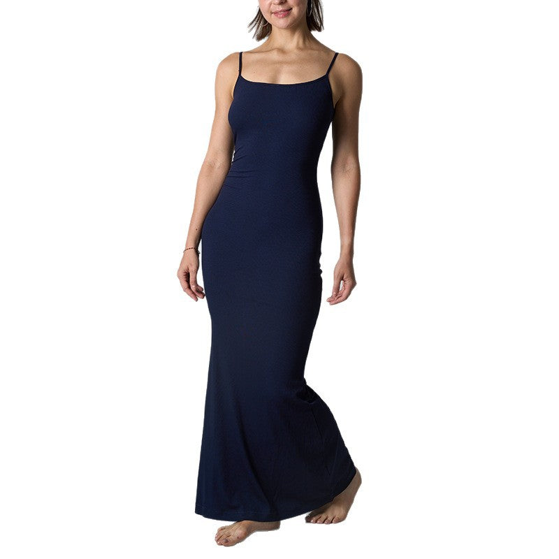 Long Dress Modal Lounge Dress Spaghetti Strap Dress