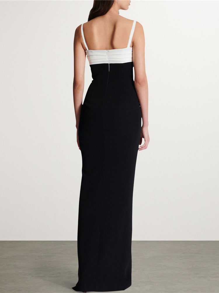 Sleeveless V-Neck Bodycon Mini Bandage Dress