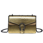 Crocodile patterned Wine God Bag