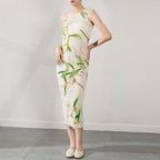 Round neck vest dress sleeveless dress