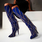 Royal Blue Cowboy Boots Womens