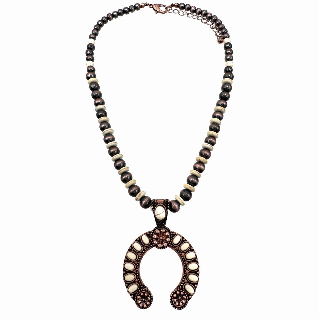 Squash Blossom Bead Necklace – view 2