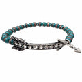 Arrow Turquoise Copper Navajo Bead Bracelet