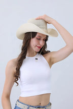 Rustic Dune Felt Cowgirl Hat