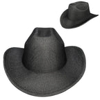 Black Felt Cowgirl Hat
