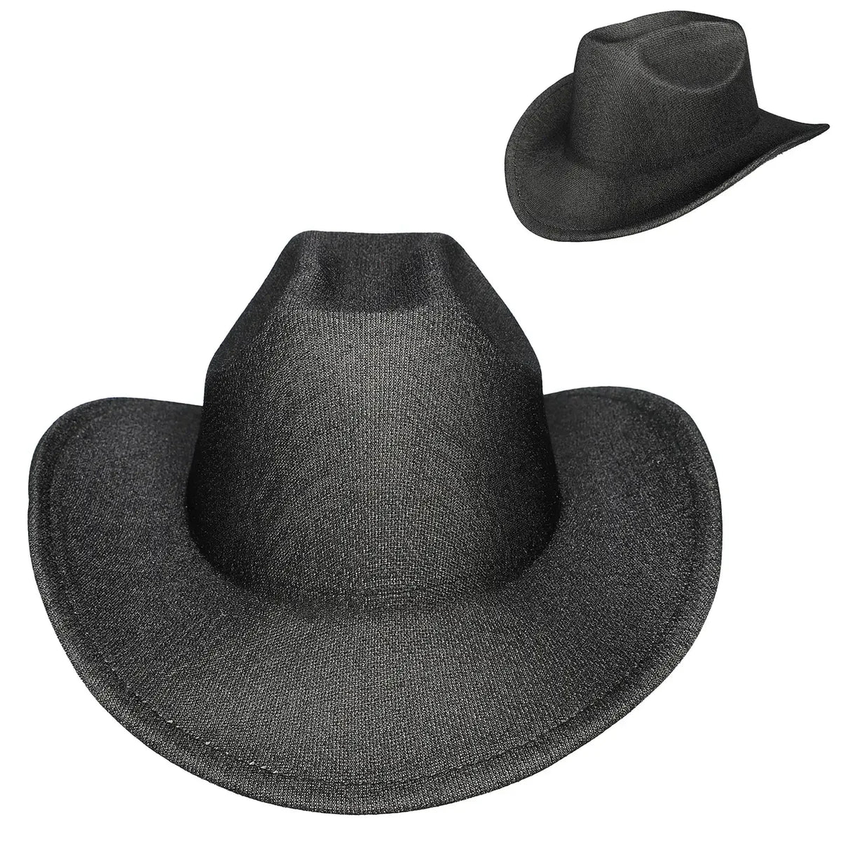 Black Felt Cowgirl Hat