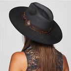 Black Cowboy Hat fedora for Women