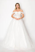 Short Sleeve Wedding Dress