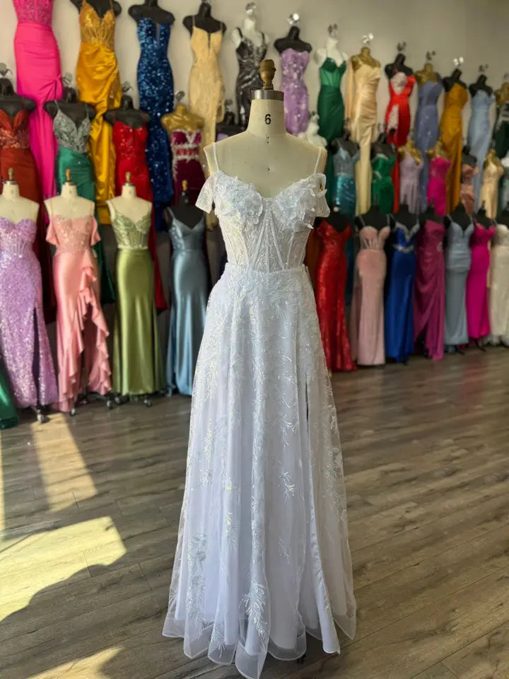 White Camo Wedding Dress