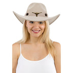 women white cowboy hat