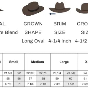 Grey Cowboy Hat For Women