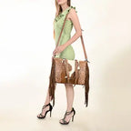 Rustic Bloom Handbag Where Western Elegance Meets Floral Charm