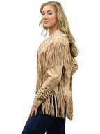 9721 - As Seen On Lainey Wilson Ladies Leather Jacket