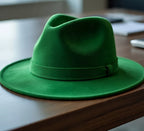 Green Suede Power Hat