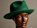 Green Suede Power Hat