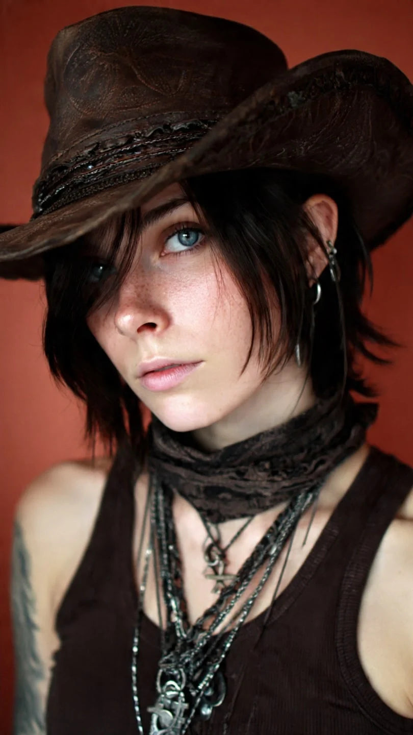 EMO Cowboy Hat